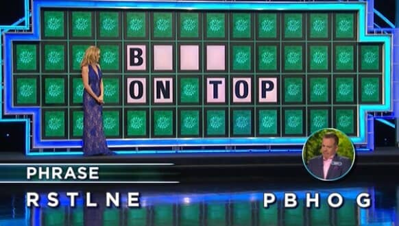 Nic Pope on Wheel of Fortune (3-28-2017)