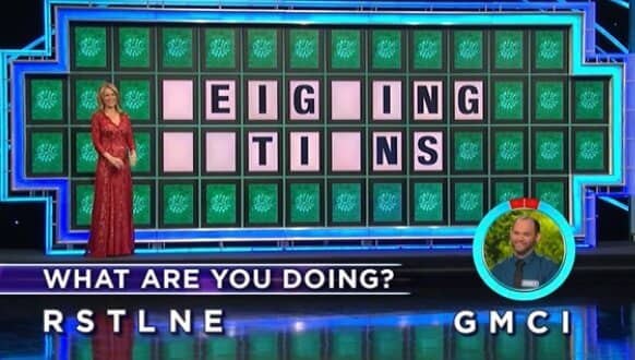 Gery Hirsch on Wheel of Fortune (3-30-2017)