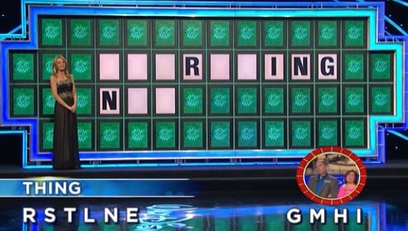 Diana and Dick Graham on Wheel of Fortune (4-5-2017)
