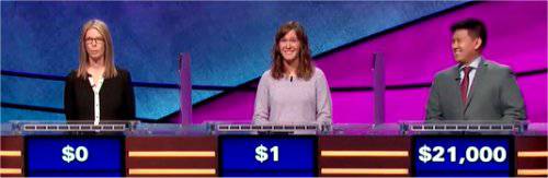 Final Jeopardy (12/20/2018) Jackie Fuchs, Carrie Blazina, Andrew Kung