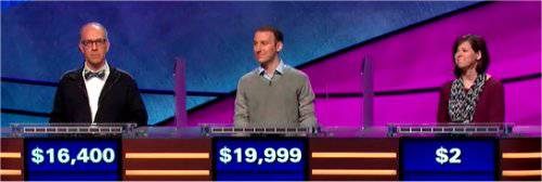 Final Jeopardy (12/26/2018) Richard Koehler, Jon Barber, DeAnn Hale