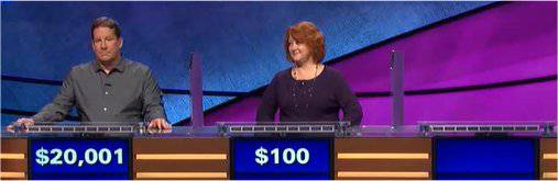 Final Jeopardy (2/21/2018) Rob Worman, Kristy Calman, Bryan Brzycki