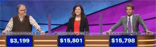 Final Jeopardy (2/26/2018) Alan Harrison, Maryann Penzvalto, Jonah Platt