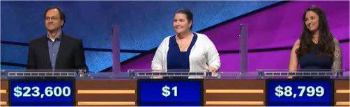 Final Jeopardy (3/15/2018) Peter Karamitsos, Tracey Hollabaugh, Amy Yacorzynski