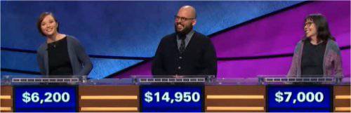 Final Jeopardy (3/2/2018) Laura McLean, Matt Lisiecki, Suzie Newman