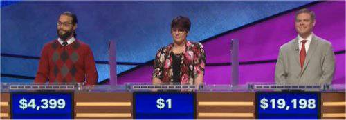 Final Jeopardy (3/7/2018) Jack Rice, Emily Perez, Lane Flynn