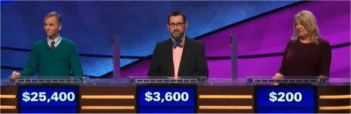 Final Jeopardy (5/16/2018) Larry Martin, Jake Allen, Katherine Saxby