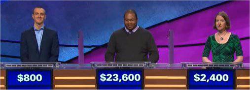 Final Jeopardy (5/2/2018) Geoff Brousseau, Josh Hill, Laura Buermann