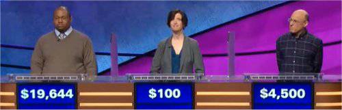 Final Jeopardy (5/21/2018) Josh Hill, Kate Fink, Gary Waters