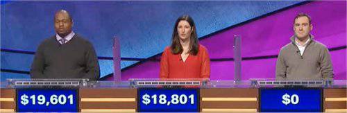 Final Jeopardy (5/24/2018) Josh Hill, Kristen Krikorian, Tom Campo