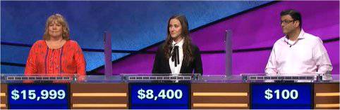 Final Jeopardy (5/28/2018) Virginia Cummings, Andrea Schuelke, Dev Thakur