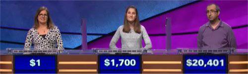 Final Jeopardy (6/19/2018) Deirdre Thomas, Jessica Rea, Ali Hasan