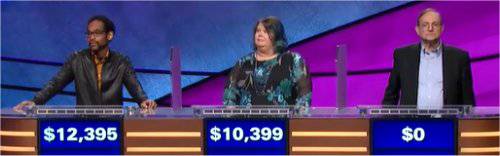 Final Jeopardy (7/10/2018) Wes Hazard, Becky Wilson, Doug Dworkin
