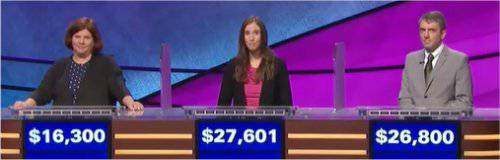 Final Jeopardy (9/26/2018) Nancy Schoppa, Evelyn Rubin, Jordan Boyd-Graber Ying