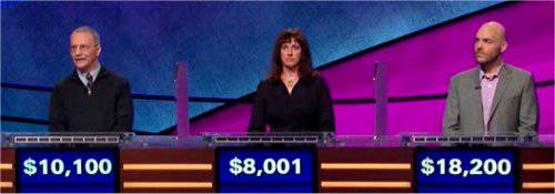 Final Jeopardy (10/17/2019) Ed Condon, Laura Blazyk, Daryn Firicano