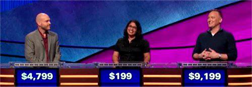 Final Jeopardy (10/21/2019) Daryn Firicano, Mononita Nur, Ryan Bradley