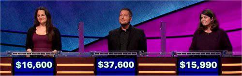 Final Jeopardy (10/24/2019) Jamie Tyrrell, Kris Prue, Erin Golsen