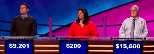 Final Jeopardy (11/18/2019) Andrew Thomson, Beverly Randez, Kevin Jones