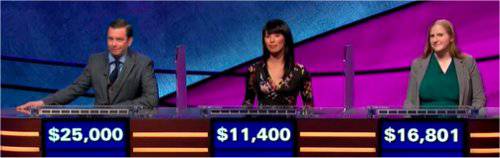 Final Jeopardy (12/20/2019) Eric Smith, Lucy Yuan, Claire Marinello-Fisher