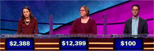Final Jeopardy (12/3/2019) Alex Damisch, Stephanie Sumulong, Theodore Conrad