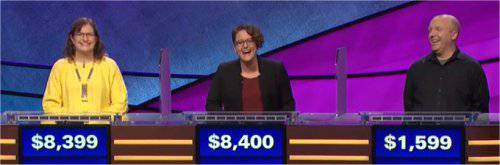 Final Jeopardy (2/18/2019) Amanda Holm, Rachel Fabi and Doug Wilham