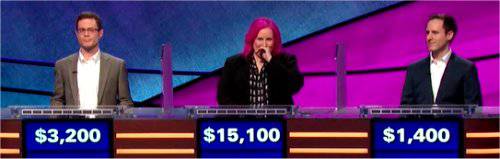 Final Jeopardy (3/11/2019) Conor Murphy, Elaine Wilson, Scott Semproni