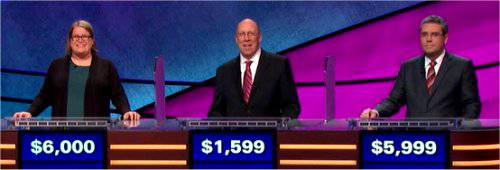 Final Jeopardy (3/6/2019) Dana Wayne, Eric Eifrig, Tim Varecka