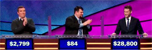 Final Jeopardy (6/12/2019) Dan Martson, Ben Hatch, E.J. Wolborsky