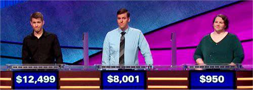 Final Jeopardy (6/14/2019) E.J. Wolborsky, Eric Larson, Becky Reisig