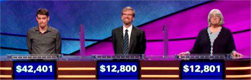 Final Jeopardy (7/16/2019) Sam Kavanaugh, Peter Smith, JJ Harris