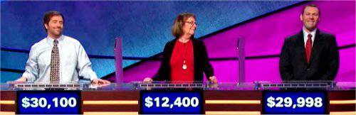 Final Jeopardy (7/23/2019) Jason Zuffranieri, Peggy Robin, John Myers