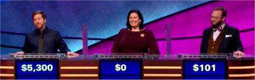 Final Jeopardy (9/17/2019) Jason Zuffranieri, Helen Lyons, Colin Kennedy