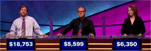 Final Jeopardy (9/20/2019) Jason Zuffranieri, John Lance, Heather Sullivan