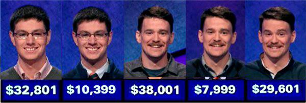 Jeopardy! champs, week of July 8, 2019