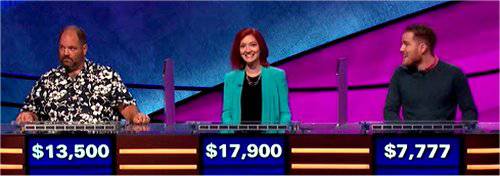 Final Jeopardy (1/30/2020) Joshua Swiger, Michelle Paul, David Haughney