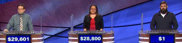 Final Jeopardy (10/14/2020) Kevin Walsh, Elaine Zatarain, Jack Mooney