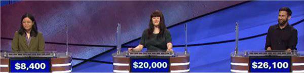 Final Jeopardy (10/21/2020) Aimee Lim, Lindsey Packer, Colin Davy