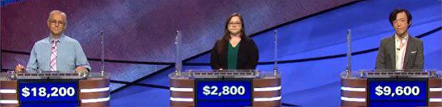 Final Jeopardy (10/26/2020) Brian Adams, Ariel Saland, Jonathan Lee