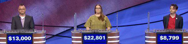Final Jeopardy (12/8/2020) John Vigna, Kristen Thomas-McGill, Cody Lawrence