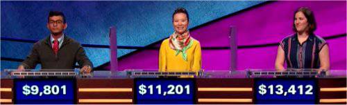 Final Jeopardy (2/11/2020) Vinny Byju, Kristyna Ng, Danyelle Long-Hyland