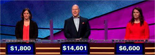Final Jeopardy (2/12/2020) Danyelle Long-Hyland, Josh Gruenberg, Jamie Wylie