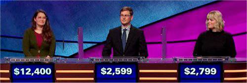 Final Jeopardy (2/18/2020) MacKenzie Jones, Rex Wessel, Caitlin Drinkard