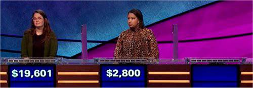 Final Jeopardy (2/21/2020) MacKenzie Jones, Kimberly Brazier, Jon Fuhrman