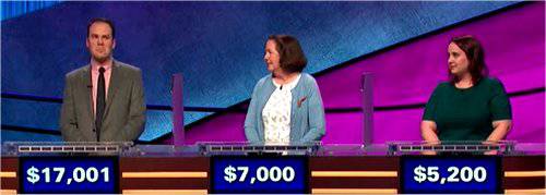 Final Jeopardy (2/28/2020) Aaron Goetsch, Susan Hill, Meredith Moore