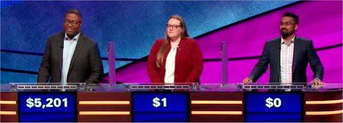 Final Jeopardy (2/6/2020) Travis Gaylord, Kathryn Flucht, Nipun Tulshian