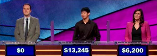 Final Jeopardy (3/2/2020) Aaron Goetsch, Bruce Lou, Mandy DeLucia