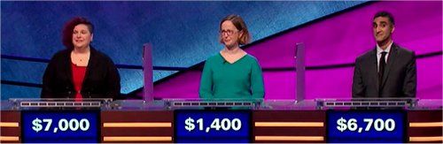 Final Jeopardy (3/20/2020) Michonne Omo, Katy Cummings, Abhijit Khanna