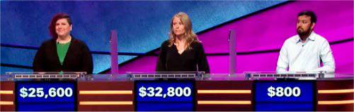 Final Jeopardy (3/23/2020) Michonne Omo, Kimberly Flynn, Vikram Prasad