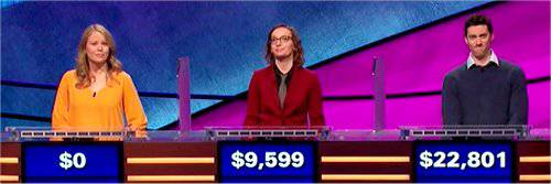 Final Jeopardy (3/24/2020) Kimberly Flynn, Lindsay Evans, Nick Klotz