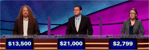 Final Jeopardy (3/4/2020) Mike Upchurch, Paul Trifiletti, Margaret Beaton